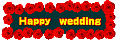 Happy　wedding